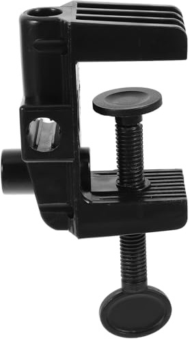 YARNOW Scherenarm Tischklemme Verstellbar aus Robustem ABS mit Fester Halterung Universelle C Klemme für Mikrofon Lampe Schreibtisch Vielseitige Klemmhalterung für Bett Arbeitsplatz