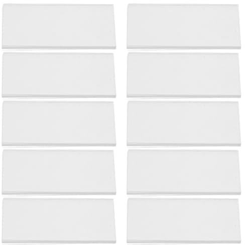 Operitacx Glasobjektträger 100 Stück mit Glatten Kanten für Labor 24x50mm und Klarer Probenbeobachtung Mikroskop Glasplättchen für Präzise Analyse