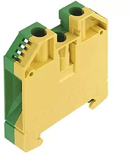 Weidmüller 1010400000 WPE 16 Bornes de Tierra Modulares, 1 Piso, 16mm², 1 unidad