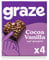 Graze Healthy Snacks - Cocoa Vanilla Vegan Snack Bars-4x30g