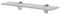 vidaXL Estante Flotante de Cristal Medidas 40x20 cm Grosor del Vidrio de 8 mm