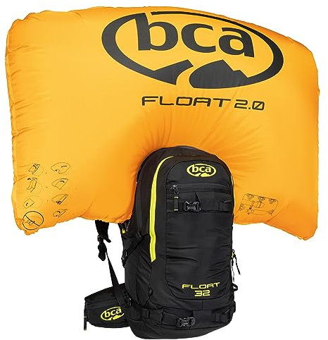 K2 BCA Tourenrucksack FLOAT 32, black - radioaktive lime, 23E0002