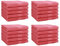 Betz Lot de 20 Serviettes d'invités Premium Taille 30x50 cm 100% Coton Couleur Framboise