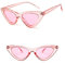 Ggpyyon Vintage Katzenauge Sonnenbrille Damen,Retro 90er Cateye Sonnenbrille für Damen Herren(Rosa)