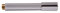 AQUADE Duschbrause Duschkopf Handbrause Brause Kopfbrause mit dem runden Griff Brausekopf Chrom Universall Duschbdause Stabhandbrause