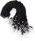 Witbicg 50 Stück Schlüsselband Lang Sicherheitsverschluss, 50cm Lanyards Schlüsselbänder Zum Umhängen, Keyholder Schlüsselband Umhängebänder Geeignet Für Ausweise, Abzeichen, Schlüssel Usw (Schwarz)