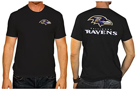 Team Fan Apparel NFL Pro Football Final Countdown Erwachsenen-T-Shirt aus Baumwoll-Polyester, kurzärmelig, für Damen und Herren, Schwarz, L