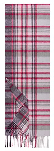 Roeckl Unisex Scottish Tartan 30x180 Schal, Multi pink, Einheitsgröße