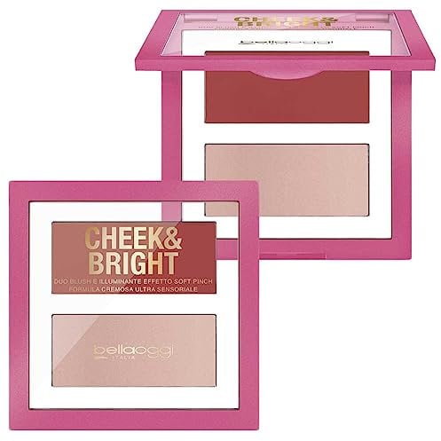 Palette Blush e Illuminante in Crema Cheek & Bright, POSH ROSE