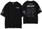 DHSPKN Stray Kids 5 Star Album Merch T-Shirt Felix Jisung Hyunjin Minho Bangchan Changbin Konzerte Tee Unisex Tops, Black-01, XXL