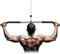 Lyndwin Latzugstange Kabelzug, Bizeps Trizeps Latzug Griff Breit für Zugstange Krafttraining, Schwarz Stahl Abnehmbar Latzug Stange Fitnessstange Muskelzugstange Lat Pulldown Bar (100cm)