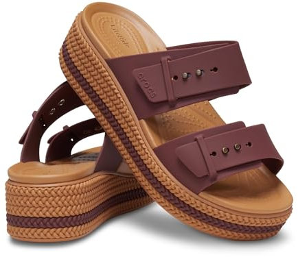 Crocs Brooklyn Woven Buckle 36-37 EU Dark Clay