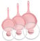 JEETEE Pentole Induzione 20cm/24cm/28cm 6pcs Con Coperchio, Granito Padella Antiaderente Rivestimento,Ghisa di Alluminio,Maniglia in bachelite,Compatibile Tutti Fornelli y Induzione,Senza PFOA,Pink