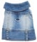 Dog Jean Jacket Denim Coat for Small Medium Girl Boy Dogs Vintage Lapel Vests Good Ductility Clothes Chihuahua Yorkie Teacup Outfits（Blue,Medium）