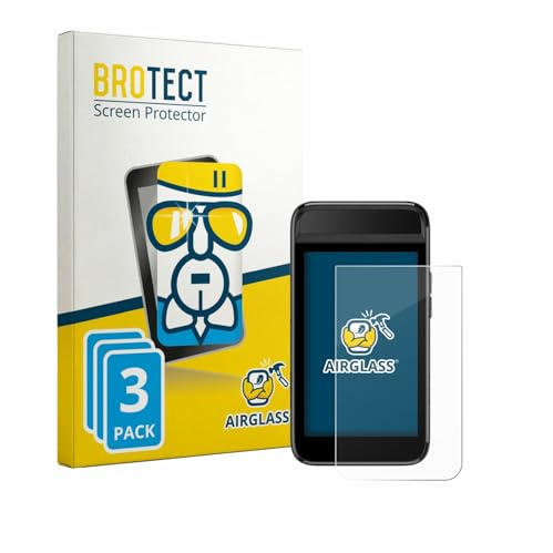 BROTECT Schutzglas für Garmin Approach G82 | 3 Stück Transparenter Displayschutz Made in Germany Schutzfolie Panzer Folie Glas 9H Anti-Fingerprint Einfache Montage Clear
