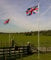 Aluminium Flagpole 20ft with 2 Flags Union Jack and England Flag
