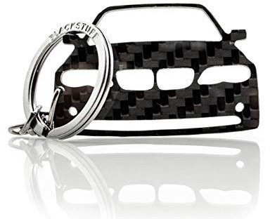 BlackStuff Porte-Clés en Fibre de Carbone Compatible avec M3 E46 Facelift Voiture