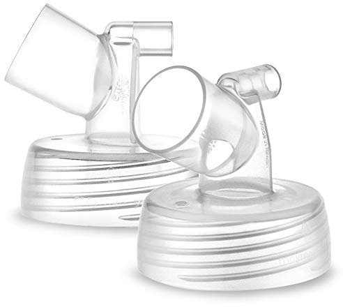 Maymom Myfit Base Connector (2Pc) Wide Neck: These Connectors Will Fit These Wide Neck Bottles: Spectra Wide Mouth Bottles, Avent Bottles, and Wide Mouth Bottles.
