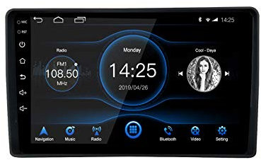Ezonetronics 2 DIN 9 Zoll für Audi A4 2002-2008 Android 10.1 Autoradio Stereo Head Unit Kapazitiver Touchscreen Hochauflösende GPS-Navigation Bluetooth WiFi AM FM RDS USB-Player 2G RAM +32G ROM