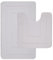 Lifestyle comfort ltd LSC Ichra Lot de 2 tapis de bain antidérapants extra doux et absorbants l'eau, 100 % polypropylène (blanc)