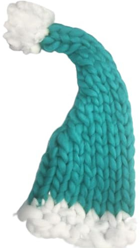 WmHeoo2077 Wintermütze Strickmütze,Warme Unisex Wintermütze Strickmütze,Herbstliche Strickmütze mit Bommel, Schlichte Weihnachtsmütze,blau,Kind