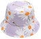 ZLYC Männer Frauen Sommer Fischerhüte Obst Hut, Daisy Purple, One Size