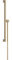 hansgrohe Brausestange Unica E Puro, Duschstange 65cm mit Brauseschlauch Isiflex 160cm und Easy Slide Duschkopfalterung, Brushed Bronze