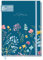 paper&you® Notizbuch A5+ liniert mit Gummiband Happy Flower 156 Seiten, 78 Blatt - als Bullet Journal, Tagebuch, Notizheft - nachhaltig & klimafreundlich