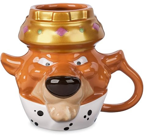 Disney Store Official Prince John Mug sculpté Robin des Bois Cadeau de pendaison de crémaillère pour hommes, femmes et enfants