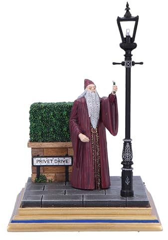 Nemesis Now Harry Potter Ligusterfahrt, leuchtende Figur, 18,5 cm, Kunstharz, offizielles Harry-Potter-Merchandise, Dumbledore-Figurenszene, gegossen aus feinstem Harz, fachmännisch handbemalt