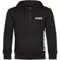 multifanshop Kapuzen Sweatshirt Jacke - Elversberg - Brust & Seite - Druck weiß - Sweat Größe XXL schwarz
