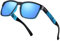Perkanion Gafas de Sol Cuadradas Hombre y Mujer Polarizadas Gafas de Deportivas Conducir Running Pesca Protección UV