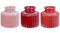 DomoDomo Vase en porcelaine 8 x 8 cm - Petit vase décoratif en rose, rouge, orange - 1 pièce - Couleur aléatoire - Décoration d'intérieur élégante pour la maison et le bureau - Idéal pour les petites