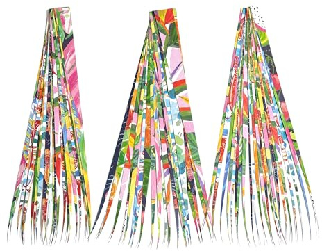 Paper Strips 144 Multi Size Pack for Paper Beads, Triangle Shape