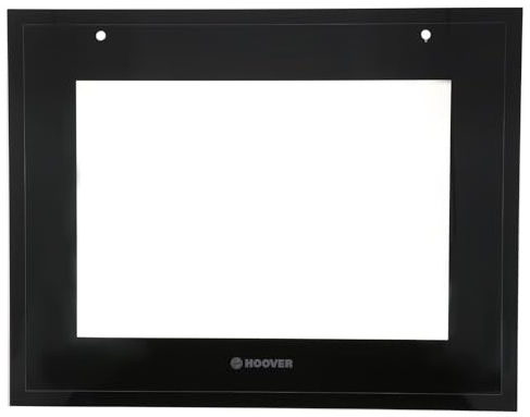Masterpart Cooker Oven Outer Door Glass, Black, To Fit Hoover, Candy Cookers & Ovens 42823163