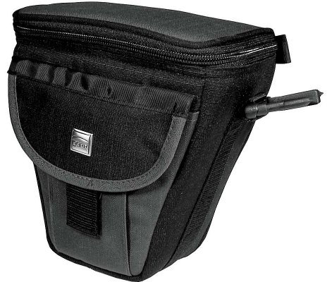 Dörr 442960 Halftertasche Malta II für kompakte DSLR Kamera mit Zoomobjektiv schwarz