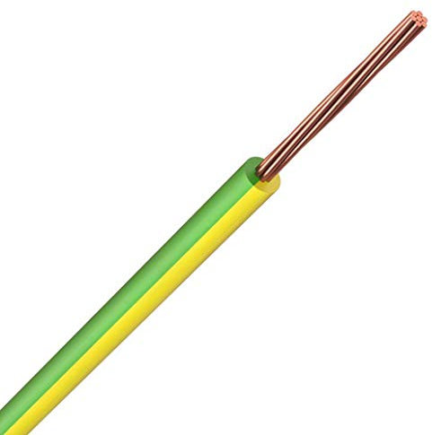 EARTH CABLE GREEN & YELLOW 6491X PER METER SIZE 6MM