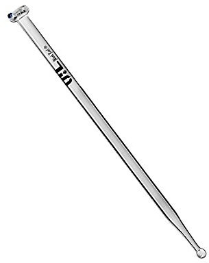 Oil Black Leaf Glasstift mit Ballende - L 150mm