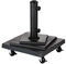 Hespéride - Soporte de sombrilla Cuadrado con Ruedas Negro - 15 kg