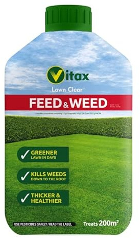 (x11) Vitax 5FW500 Green Up Lawn Care Feed & Weed 100sqm