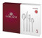 Gerlach Flames - Juego de cubiertos para 12 personas, aptos para lavavajillas, acero inoxidable, elegante, cuchillo, tenedor, cuchara, tenedor, cuchara, tenedor de pastel, cuchara para salsa, espátula
