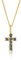 Elli DIAMONDS Halskette Damen Kreuz Anhänger mit Diamant (0.14 ct.) aus 585 Gelbgold