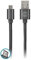 Forever Câble de Charge Micro USB en Cuir pour Smartphone Android Samsung Galaxy Sony Xperia HTC Huawei LG Microsoft