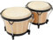 MUSICUBE Bongo Drum-Set, 2 Sets 15,2 cm und 17,8 cm Percussion Instrumente, FSC Holz und Metall Drum für Kinder Erwachsene Anfänger Profis mit Stimmschlüssel