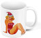 Fabulous Mug Céramique Pin Up De Noel Vintage Retro Mere Noel 50's