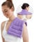 MEISENHOME Microwave Heating Pad for Pain Relief, 8 x 18 Microwavable Moist Heat Pads for Neck, Shoulder, Back, Knee, Period Cramps, Rice Heat Pack Hot & Cold Compress Reusable & Portable, Purple