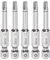 sourcing map 5pcs S2 Square Screwdriver Bit 1/4 Hex Shank 2 Length Magnetic Screw Driver Power Tool