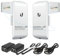 Puente inalámbrico Ubiquiti LOCOM5 preconfigurado, paquete de 2 Ubiquiti Nanostation LOCO M5, puente WiFi punto a punto para exteriores, Plugh and Play, 5GHz, 150+Mbps, rango de enlace de 10+km,
