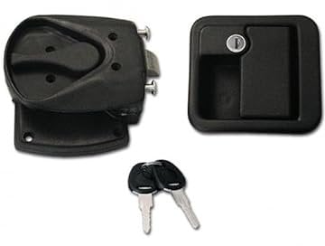 Serrure de porte noire complète FAP M1 CEE