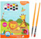 Aquarell-Sets, All-in-One-Malbücher für Kleinkinder, Malbücher für Kinder, Zauberbuch, Bastelbedarf mit Pinsel und vielem mehr